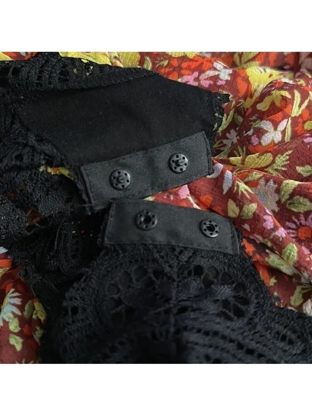 Intimately Free People Floral Lace Bodysuit Size L